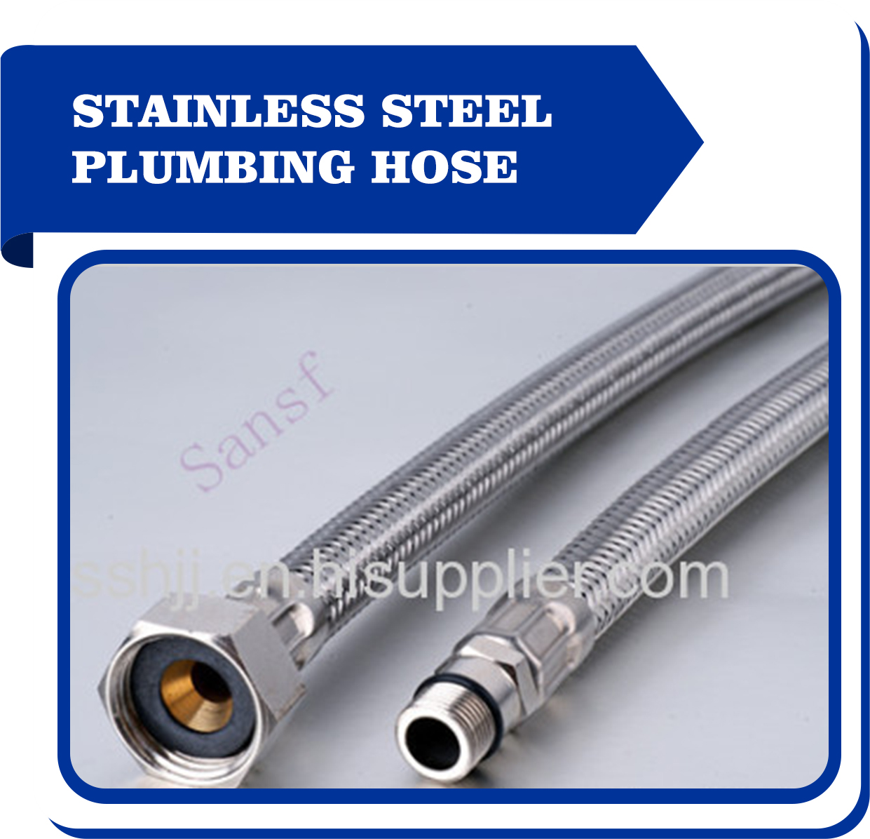 stainless steel plumbing hose