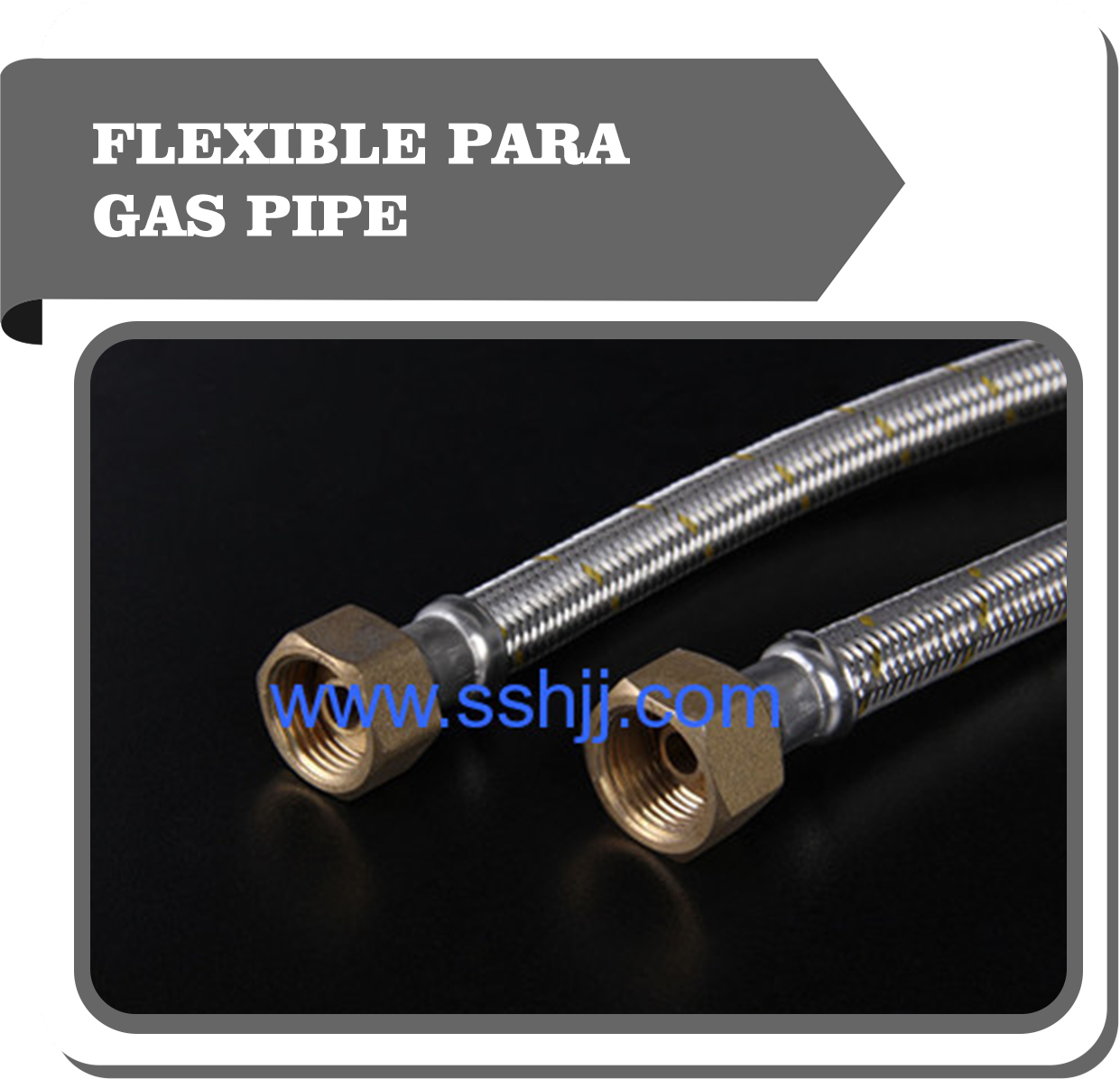 Flexible para gas hose