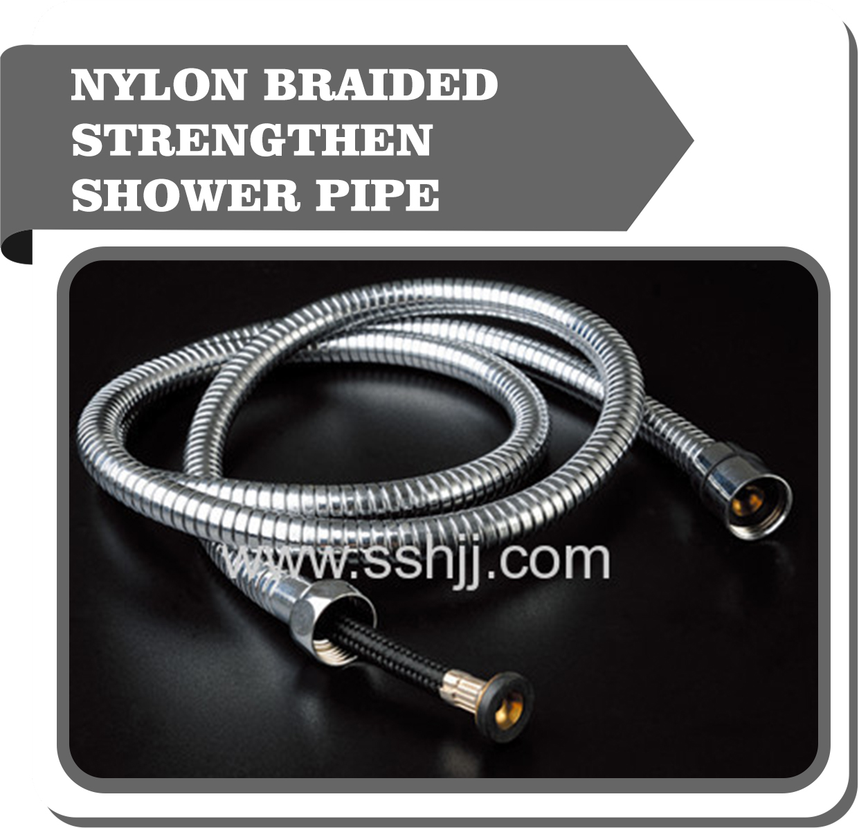 Nylon braided strengthen shower hose