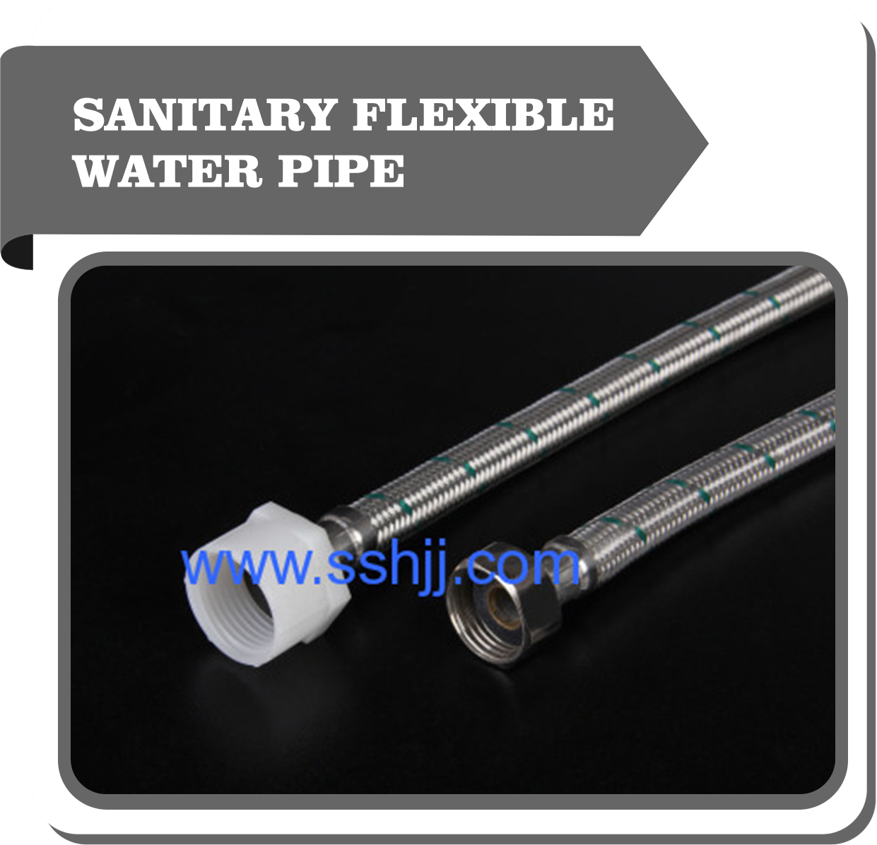 Sanitary flexible water hose