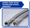 EPDM hose with stainless steel braided