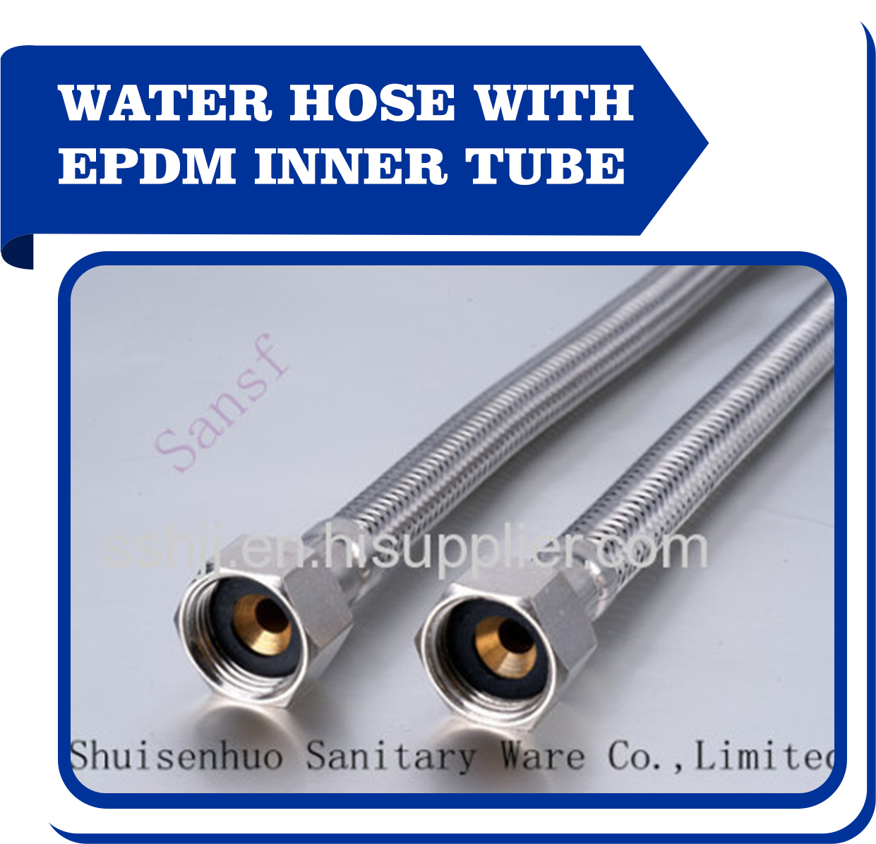 Water hose with EPDM inner tube